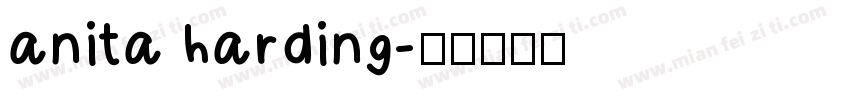 anita harding字体转换